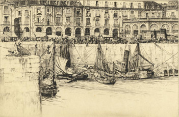 Les Arcades, Dieppe by Stanley Anderson